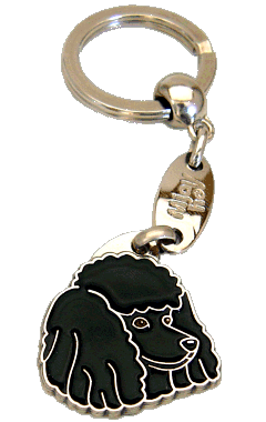 POODLE BLACK - pet ID tag, dog ID tags, pet tags, personalized pet tags MjavHov - engraved pet tags online